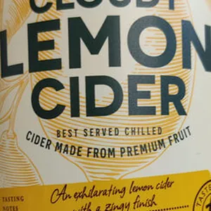 Cloudy Lemon Flavour Cider