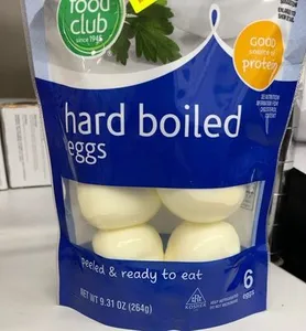 Hard boiled eggs