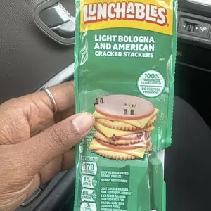 Light Bologna And American Cracker Stackers Snack Pack