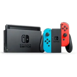Nintendo Switch Konsol - Neon Röd & Blå