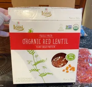 Organic Red Lentil Pasta