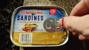 Sardines in mustard sauce