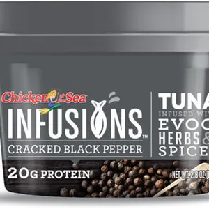 Infusions cracked black pepper tuna infused with evoo