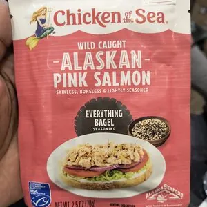 Alaskan pink salmon shot