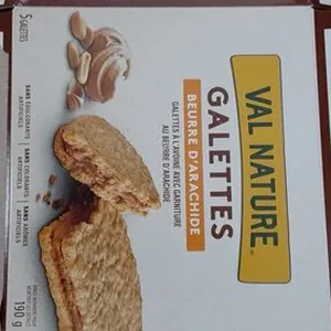 Galette beurre d'arachide