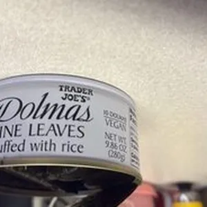 Dolmas Vine Leaves stuffed with rice