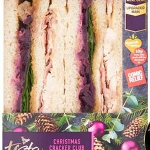 Sainsbury's Christmas Cracker Club Sandwich, Taste the Difference