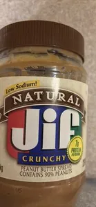 PEANUT BUTTER SPREAD CONTAINS 90% PEANUTS