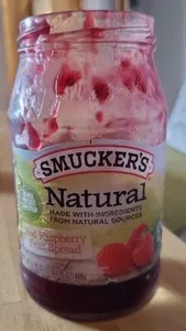 Natural Red Raspberry Fruit Spread