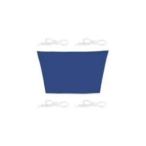 Solsegel trapetsformad mörkblå