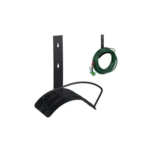 Slanghållare vägg svart