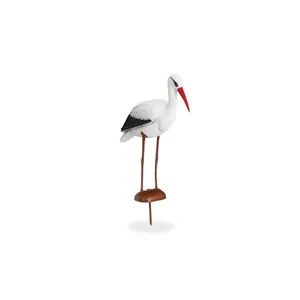Trädgårdsfigur stork