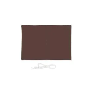 Solsegel rektangulärt brunt