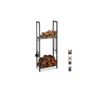 Trästativ med 2 hyllplan