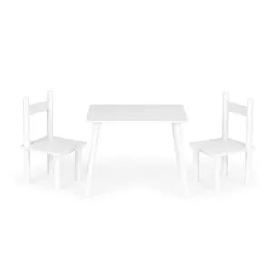 Bord + 2 stolar, barnmöbler, ECOTOYS set