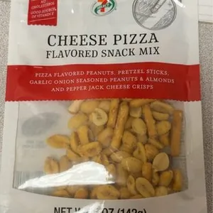 Cheese pizza flavored snack mix