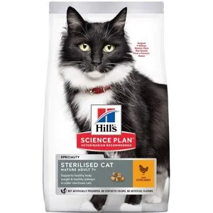 Hill'S Science Plan Cat Mature Adult 7+ Sterilised Chicken 3 kg