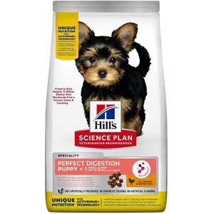 Hill'S Science Plan Puppy Small & Mini Perfect Digestion Chicken 6 kg
