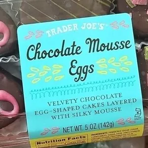 Chocolate mousse egg