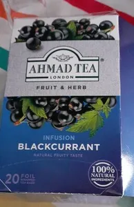 Ahmad tea fruits and hercule blackcurrant