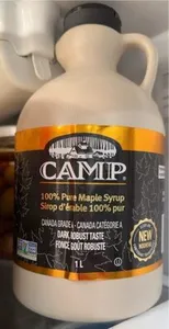 100% Pure Maple Syrup Canada Grade A Dark, Robust Taste