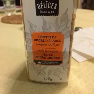 Pepites de sucre d'erable