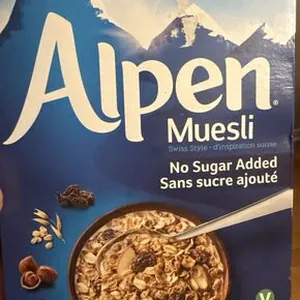 Muesli Cereal No Sugar Added