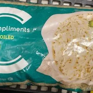 Parboiled white rice