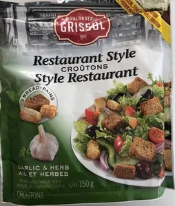 Croutons ail et herbes