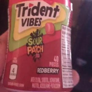 Trident Vibes Sour Patch Kids Redberry