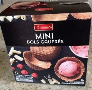 Mini bols gaufrés