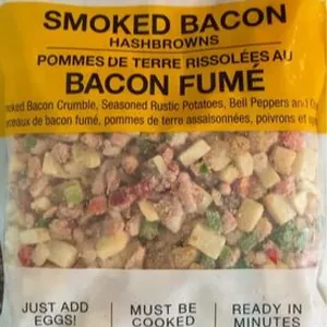 Smoked bacon hashbrowns