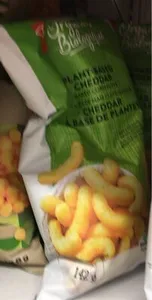 Plant-Based Cheddar Baked Corn Puffs