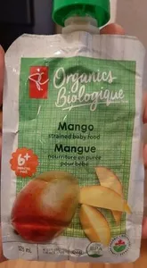 Nourriture pour bébé à la mangue