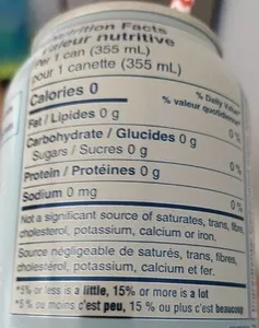 President's Choice Blue Menu Lime Sparkling Water