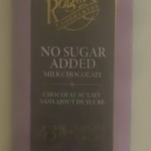 No Sugar Added Milk Chocolate