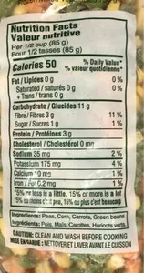 Frozen mixed vegetables