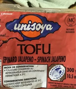 Tofu epinard jalapeno