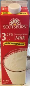 Homogenized milk