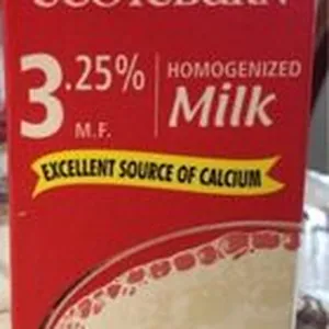Homogenized milk