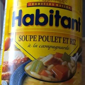 Soupe poulet et riz