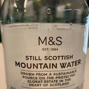 M&S Food Still Water from Scotland