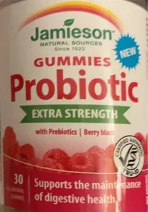 Gummies Probiotic with Prebiotics Extra Strength