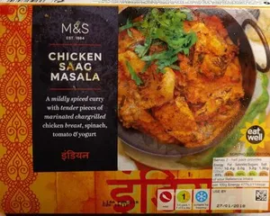 Marks & Spencer   Chicken Saag Masala