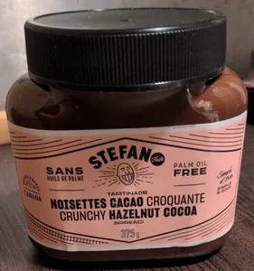 Tartinade noisettes cacao croquante