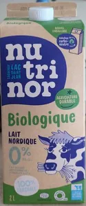 Lait nordique 0% biologique