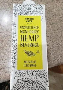 unsweetened hemp beverage