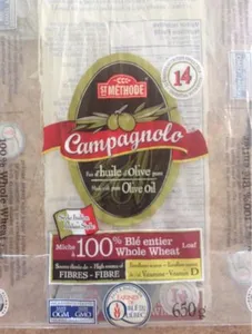 Pain de blé entier style Campagnolo.