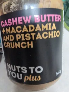 Beurre De Cajous + Croquant De Macadamia Et Pistaches