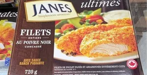 Cracked black pepper, whole filets